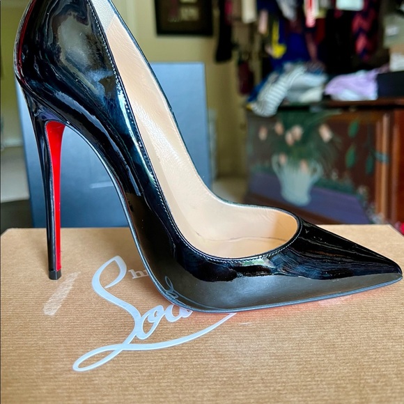 Christian Louboutin Shoes - Christian Louboutin So Kate Black Patent Pump 120 mm